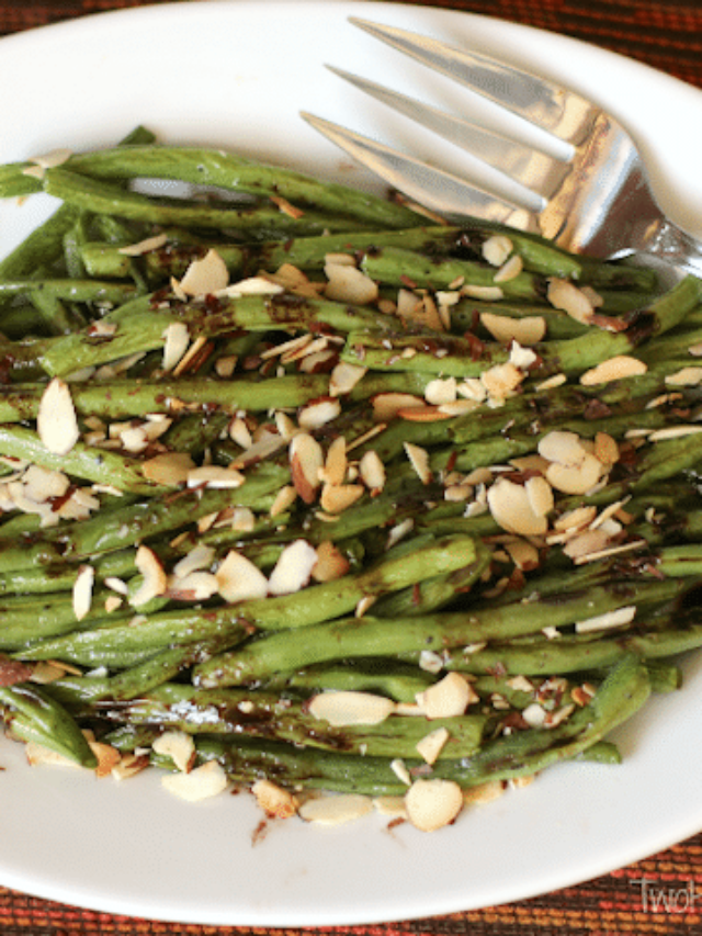 Roasted Green Beans with Balsamic-Browned Butter Story