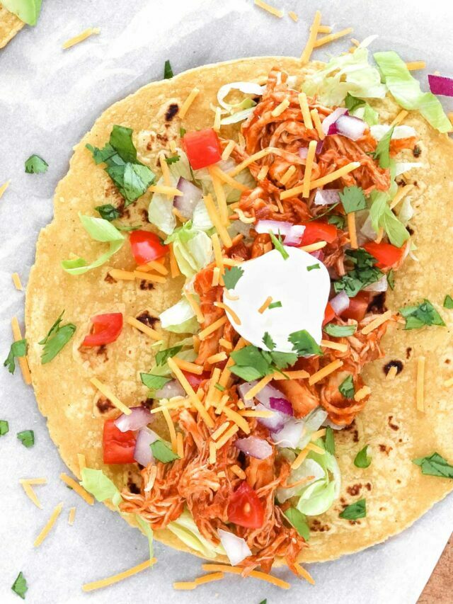 3-Ingredient Crock-Pot Chicken Tacos Story