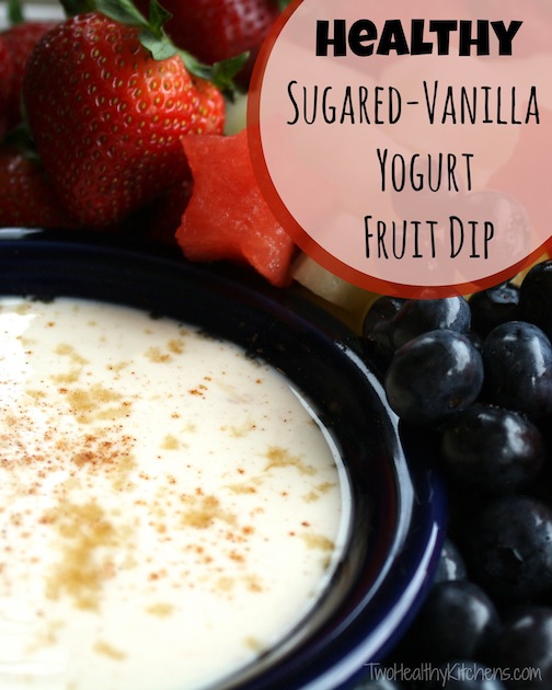 Healthy Sugared Vanilla Yogurt Fruit Dip 8517