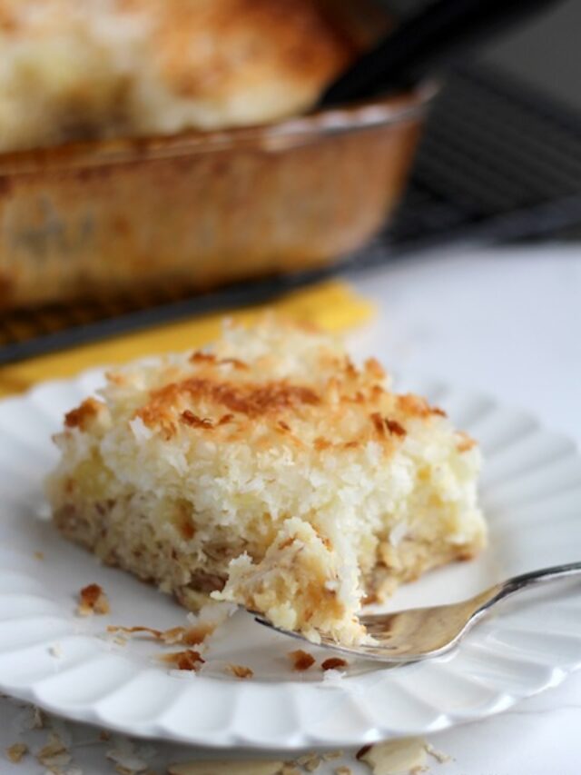 Tropical Angel Food Cake Story