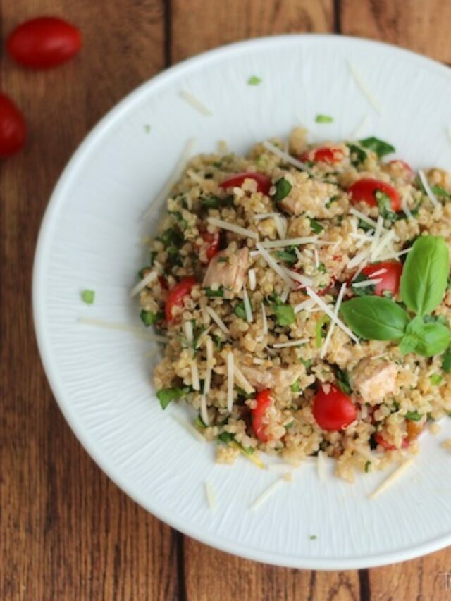 Easy, Healthy Chicken Salad with Quinoa Story