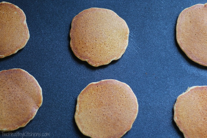 The Secrets to Perfect Whole Wheat Pancakes Recipe {www.TwoHealthyKitchens.com}