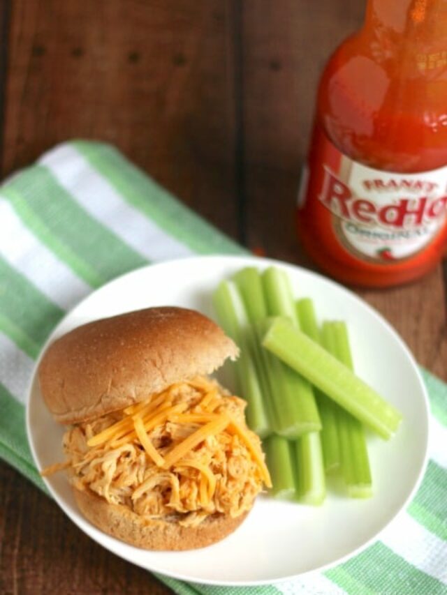 Healthy Crock-Pot Chicken Sandwiches Story