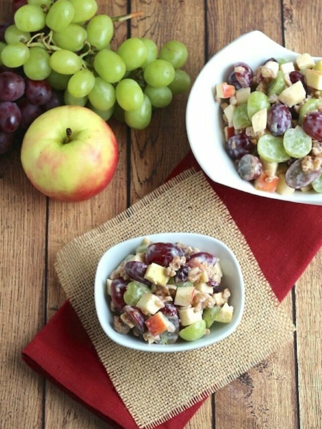 Hearty Fruit and Nut Salad with Greek Yogurt Dressing Story