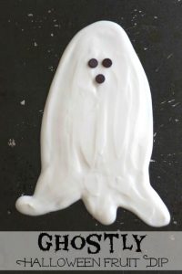 Ghostly Halloween Fruit Dip – (Yet Another!) Healthy Halloween Treat