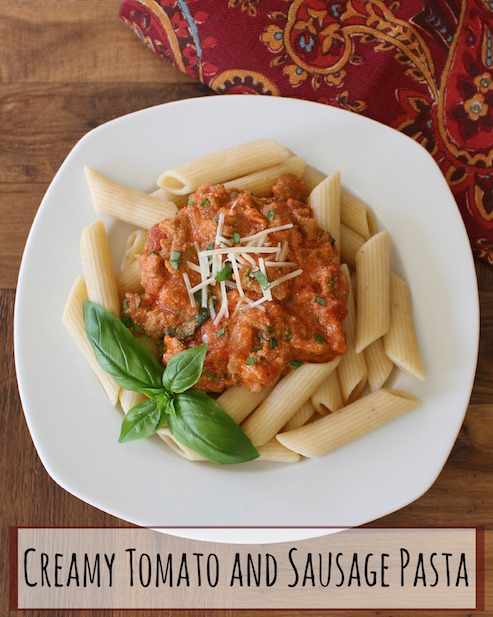 Creamy Tomato and Sausage Pasta