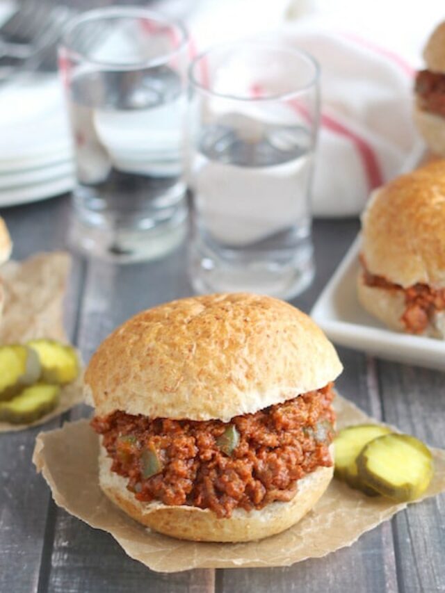 Homemade Sloppy Joes Story