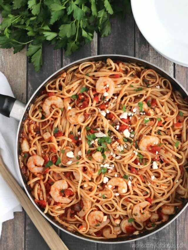 Mediterranean Shrimp Pasta Recipe Story