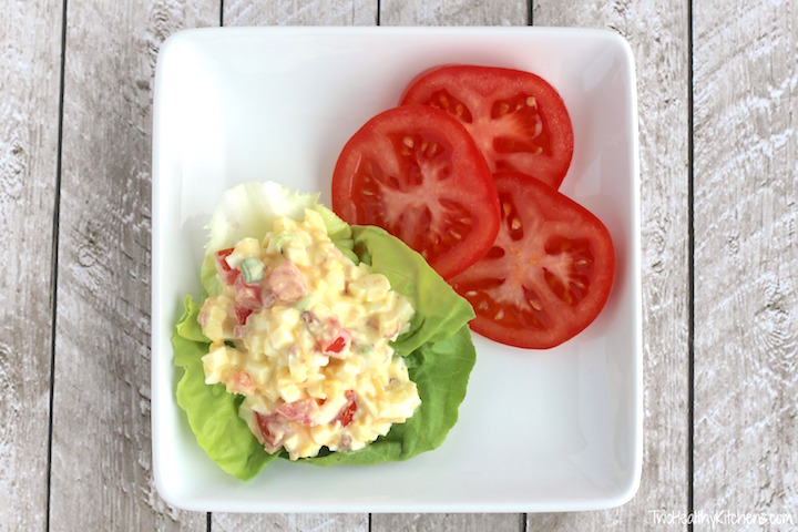 BLT Egg Salad Recipe {www.TwoHealthyKitchens.com}