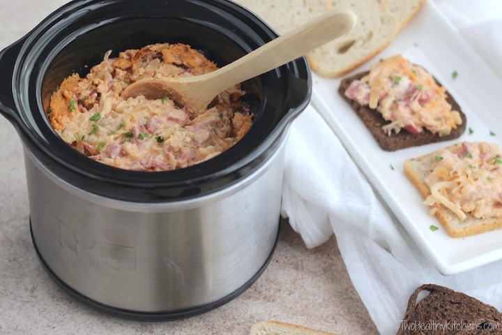 Healthier Reuben Dip Recipe (Oven, Microwave or Crock Pot Appetizer Recipe)