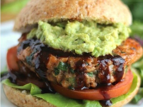 Salmon Burgers With Avocado - Kim's Cravings