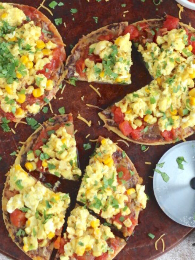 Huevos Rancheros Mexican Breakfast Pizza Story