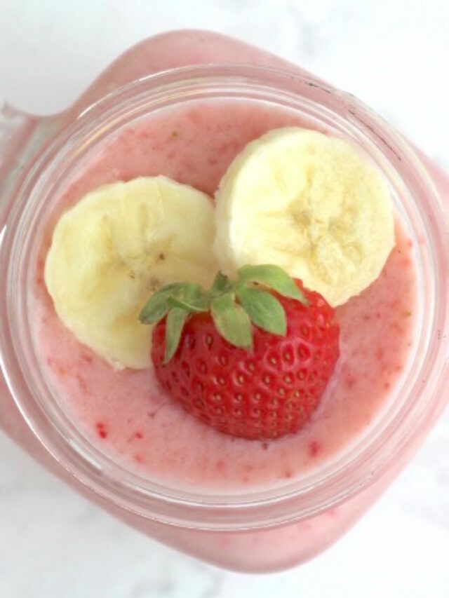 Classic Strawberry Banana Smoothie Story