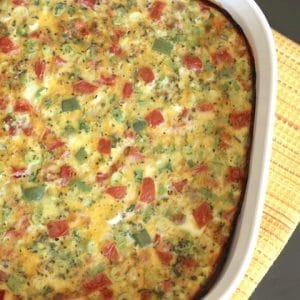 Farmers' Market Overnight Breakfast Egg Casserole