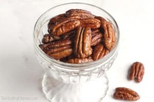Easy Candied Pecans (Just 5 Minutes and 4 Ingredients!) - Two Healthy ...