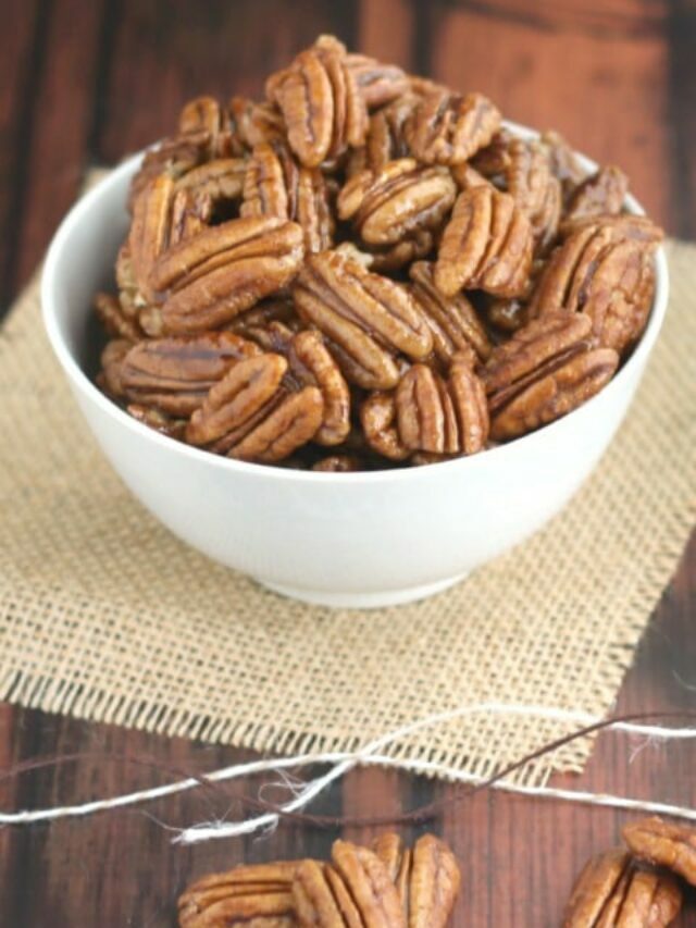 Pumpkin Pie Spiced Candied Pecans Story