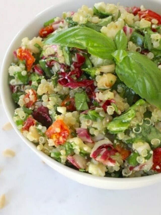 Mediterranean Confetti Quinoa Salad Recipe Story