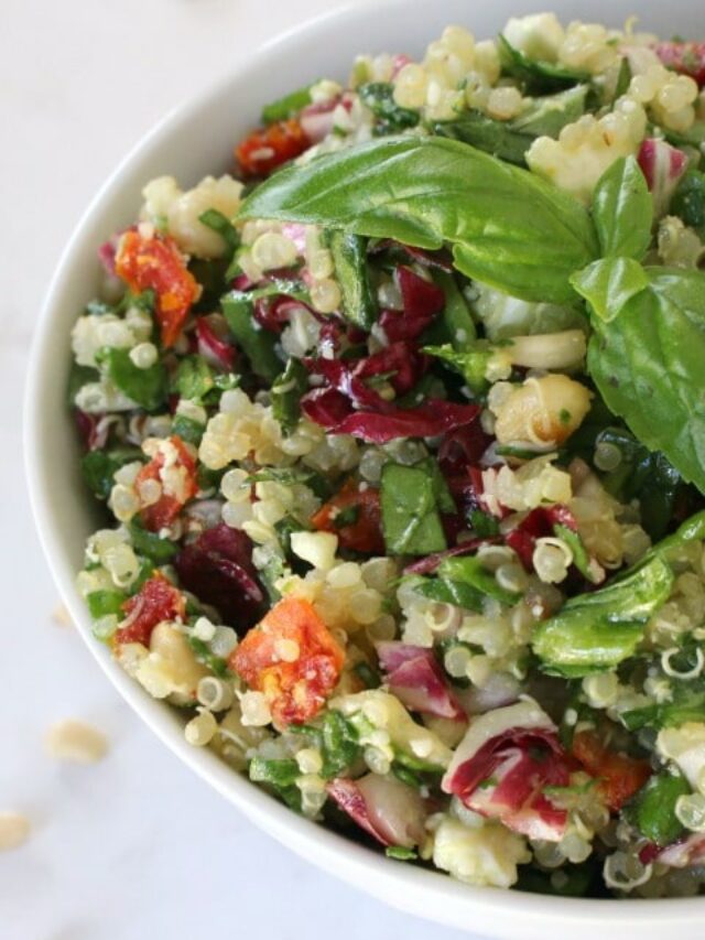 Healthy Quinoa Salad Story