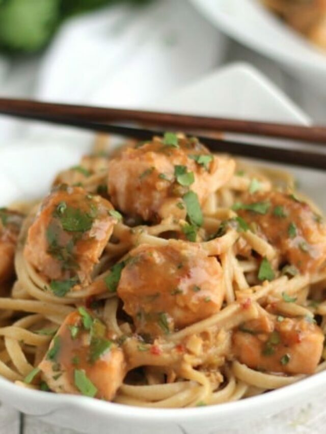 Asian Salmon Pasta Recipe Story