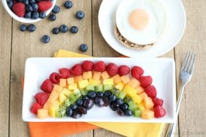 Fruit Rainbow with a Pot of Gold (Fun Breakfast Idea for Kids!) - Two ...