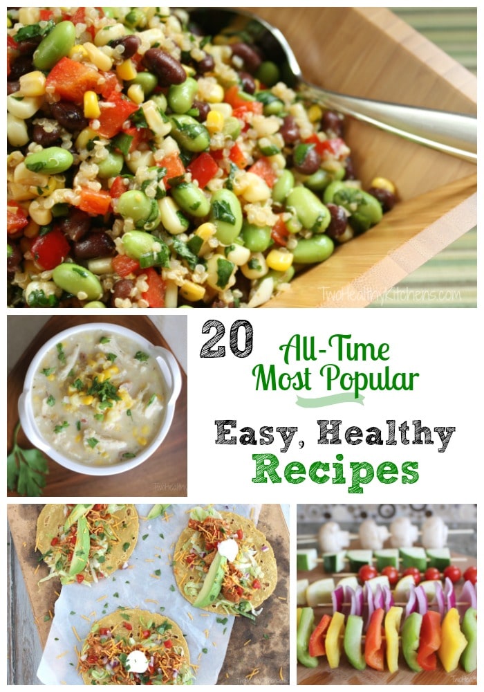 Celebrating three wonderful years, with a showcase of all your favorites! These are our very most popular recipes and healthy eating posts, as chosen by you ... the millions of readers who've visited THK over our first three years! | www.TwoHealthyKitchens.com