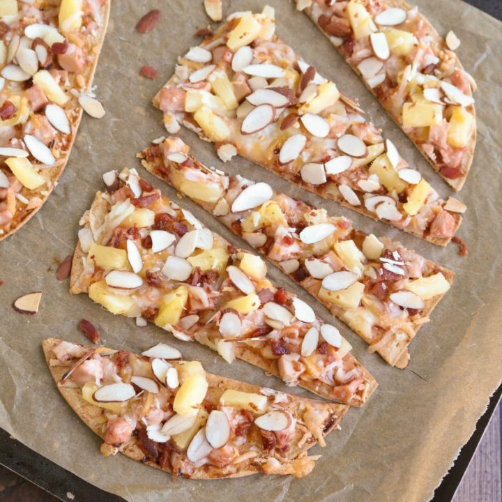Sweet and Sour Chicken Flatbread Pizza