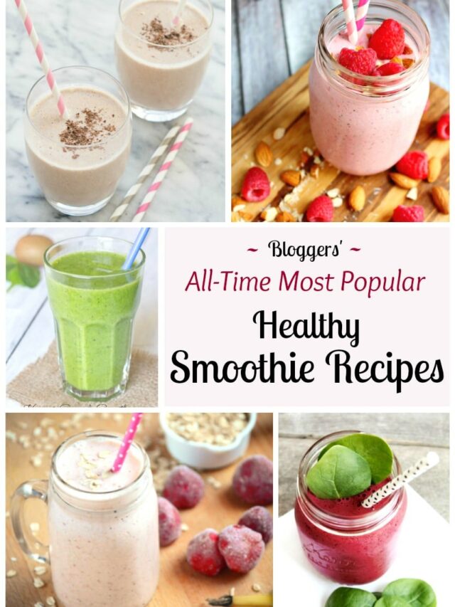 Best Healthy Smoothie Recipes Story - Two Healthy Kitchens