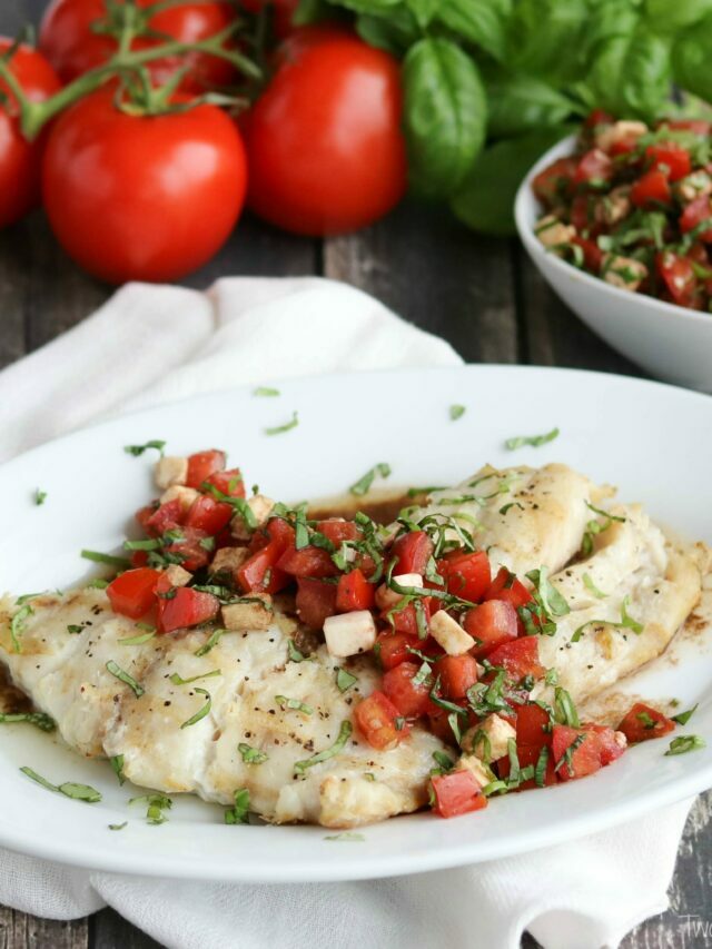 Caprese Grilled Fish Story