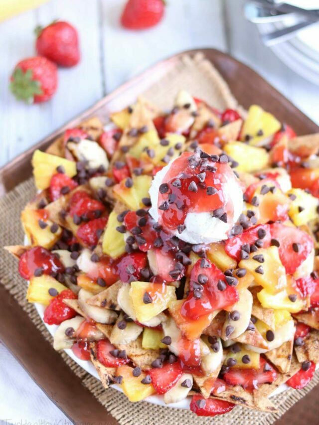 Banana Split Grilled Dessert Nachos Story