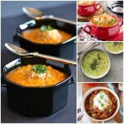 Chili and Soup Recipes Facebook Collage