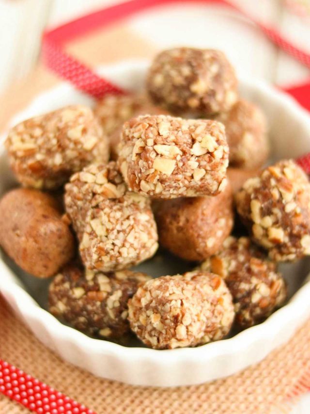 No-Bake Gingerbread Date Balls Story