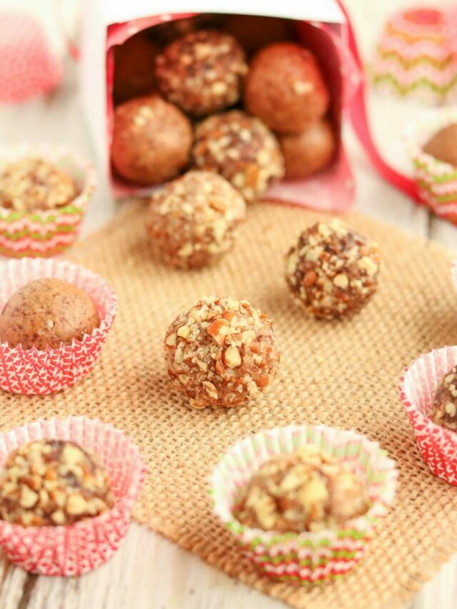 No-Bake Gingerbread Date Balls Story