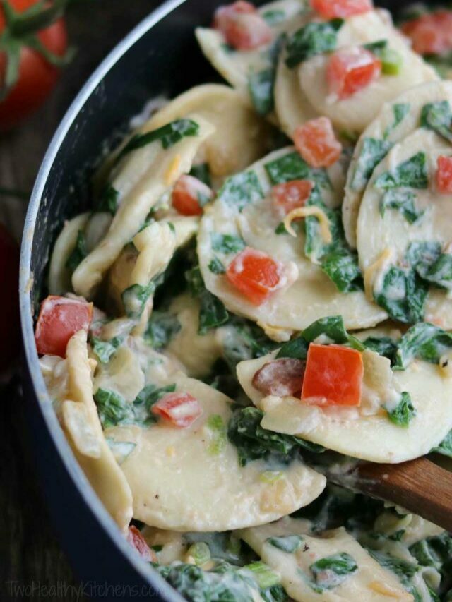 Cheesy BLT Pierogi Skillet Dinner Story