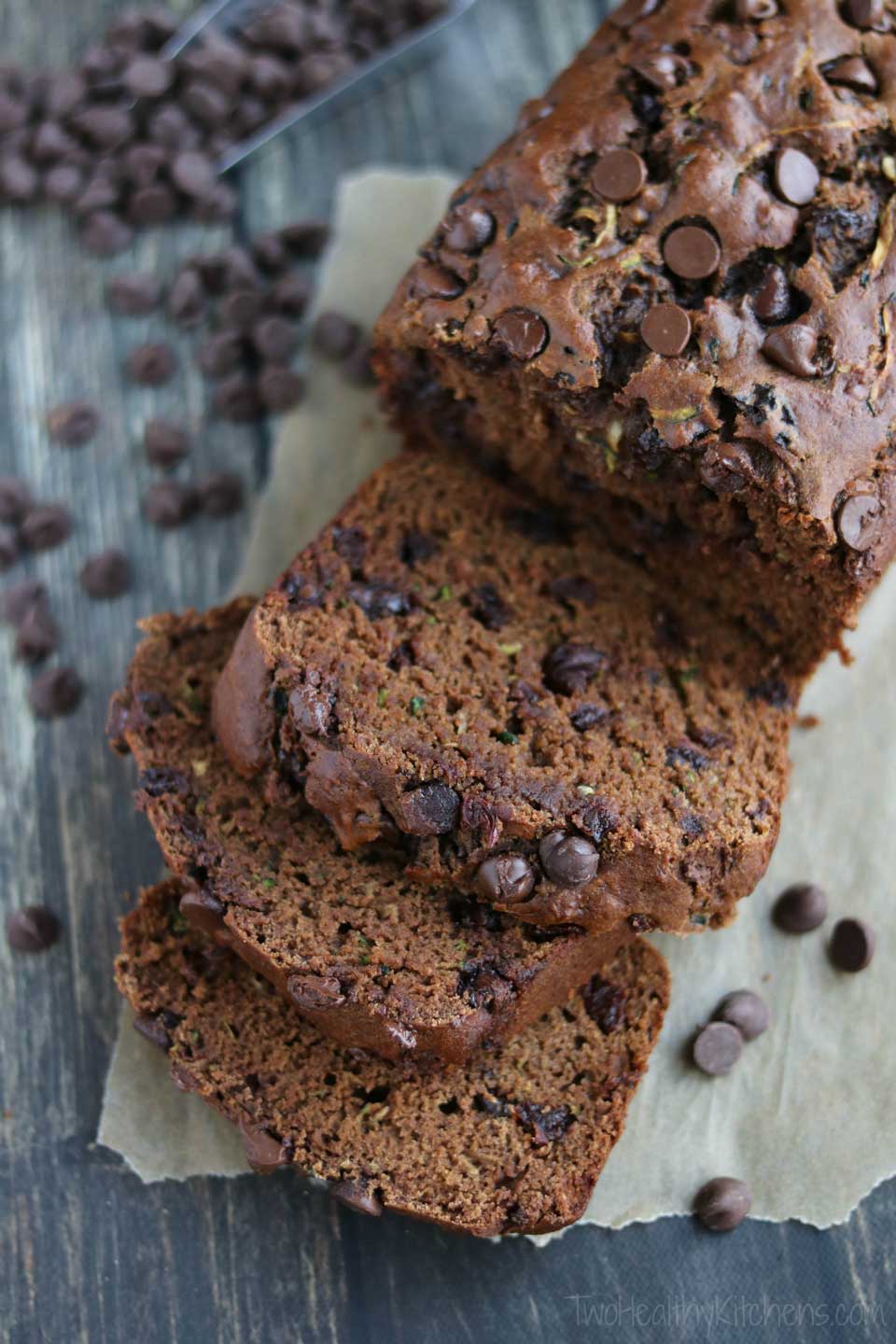 A chocolate-lover’s dream! Definitely no surprise that this healthy recipe for Cherry-Chocolate Zucchini Bread is so popular!