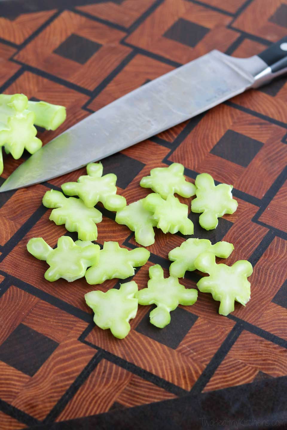 How to get kids to eat more vegetables: make fun shapes! This oven roasted broccoli suddenly becomes an eating adventure!