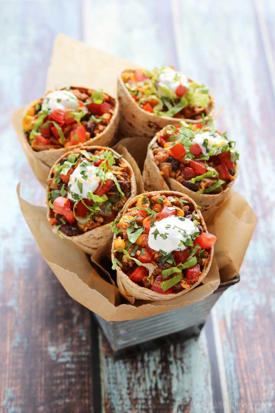 A fun twist on taco night, or a perfect DIY taco bar for parties and tailgating! Easy to see why these Ta-Cones are one of our most popular recipes of the year!