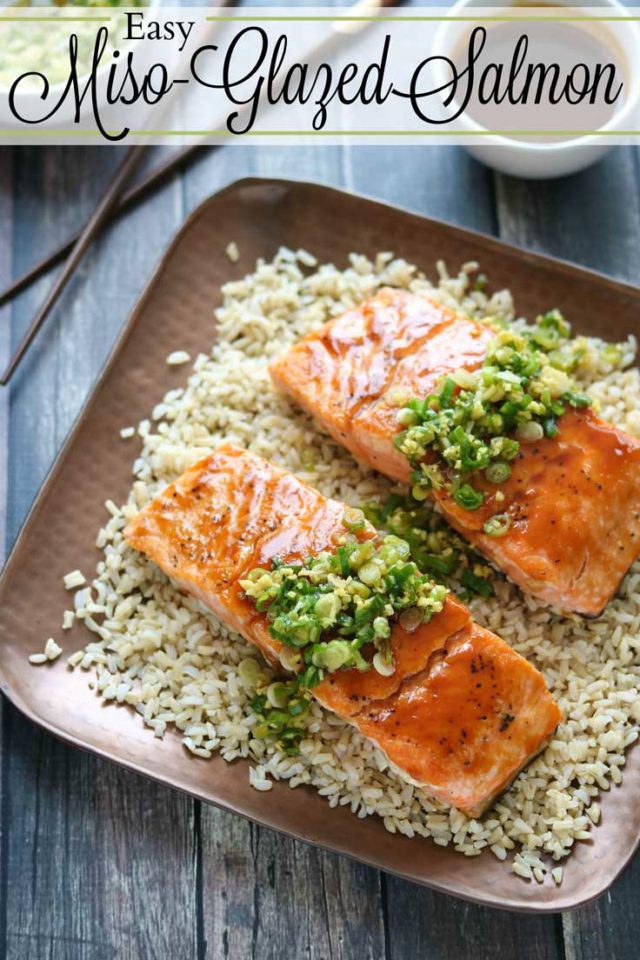 Red-Miso Salmon with Ginger-Scallion Sauce Story