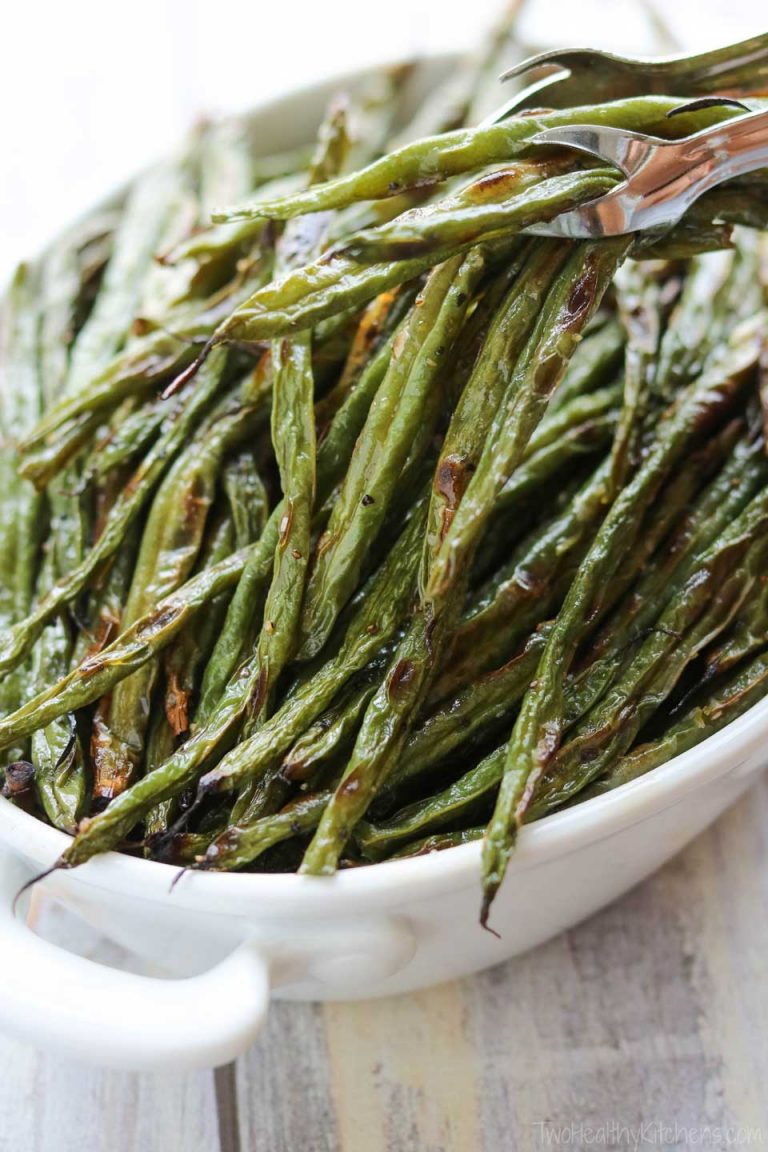 Blistered Green Beans - Two Healthy Kitchens