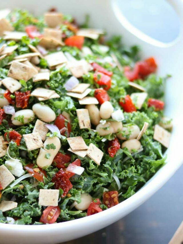 Kale Salad with Honey-Balsamic Vinaigrette Story