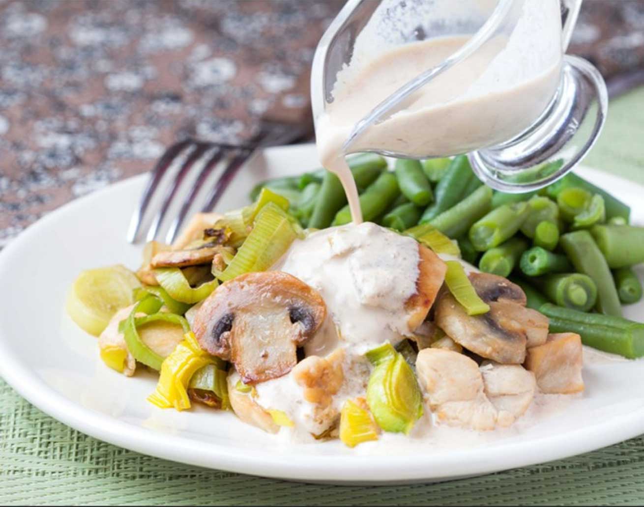 Chicken Pot Pie in your Instant Pot? Well …. sort of! Whole30 Deconstructed Chicken & Mushroom Pie in the Instant Pot by Samantha at Recipe This is just one of the creative recipes on our list of top Chicken Instant Pot ideas!