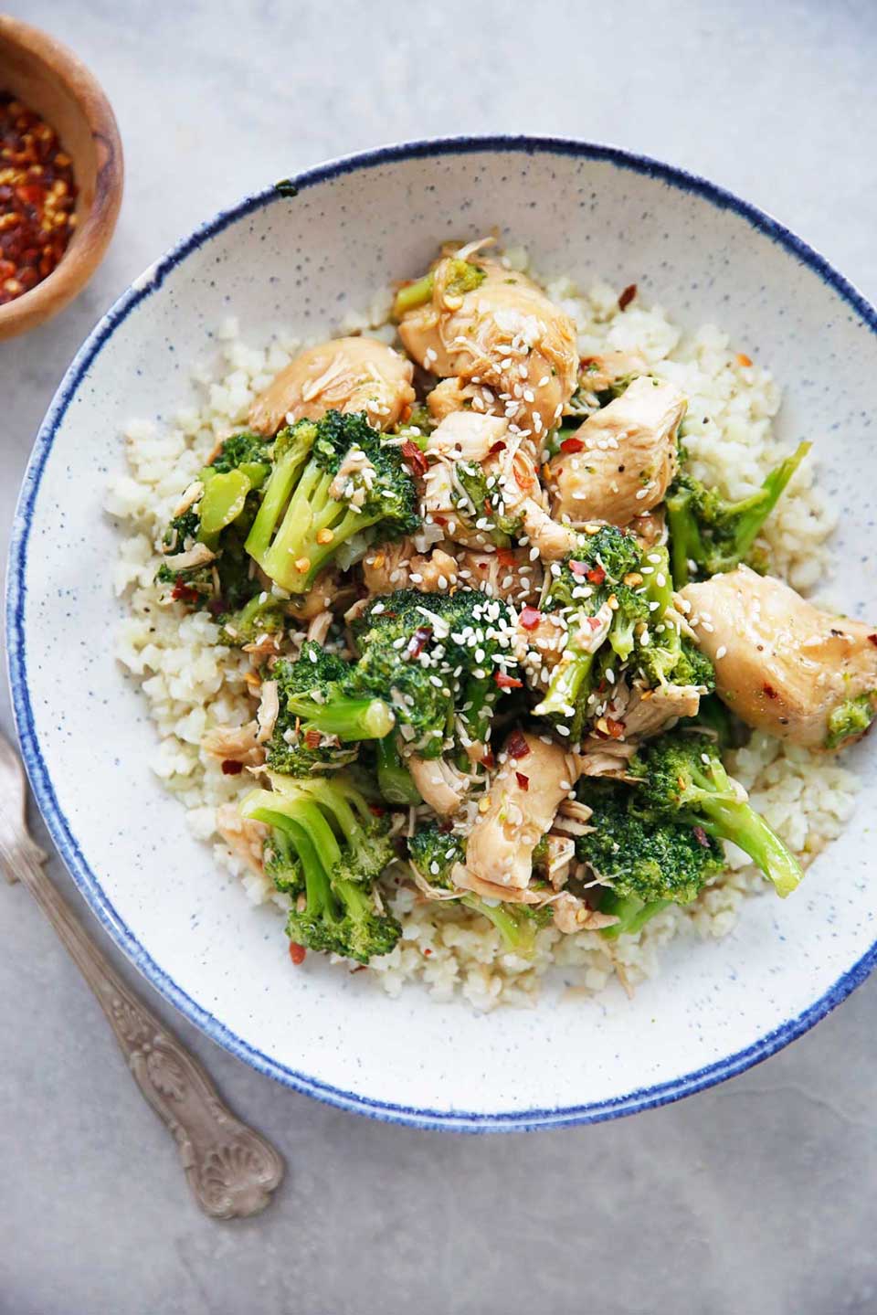 Paleo Chicken and Broccoli from Lexi at Lexi's Clean Kitchen is just one of the easy, healthy dinner ideas in our droolworthy list of Instant Pot Chicken recipes! Be sure to check out all of them!