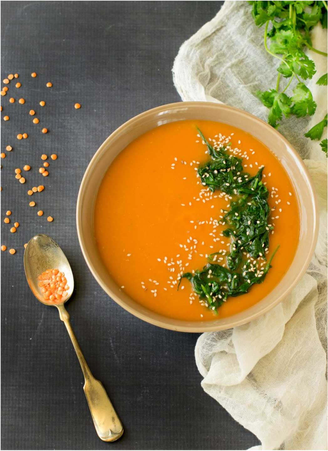 Love vegetable soup? Then you don’t want to miss our great line-up of yummy veggie soups that are super quick and easy in your Instant Pot. Here’s a good place to start: Beta Carotene Booster Vegetable & Red Lentil Soup (vegan) from Khushboo at Carve Your Craving. Yum!