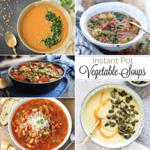 16 Nourishing Instant Pot Vegetable Soup Recipes - Two Healthy Kitchens