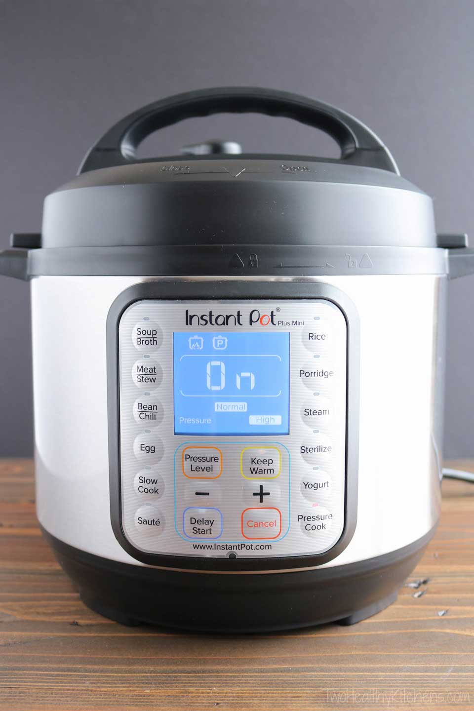 Which one should you buy? There are so many options, functions, models and sizes to consider! The Instant Pot Duo Plus or the Ultra? The 6-quart or the Mini? We break it all down to help you decide which is right for you and your family, walking you through an Instant Pot buyer’s guide that includes specific points you should consider before buying. | #InstantPot #pressurecooker #pressurecooking #buyingguide | www.TwoHealthyKitchens.com