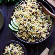 5-Minute Easy Rice and Beans