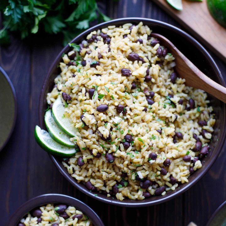 5 Minute Easy Rice And Beans Two Healthy Kitchens