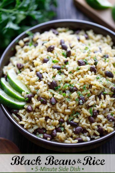 Easy Rice And Beans 5-Minute Easy Rice and Beans - Two Healthy Kitchens