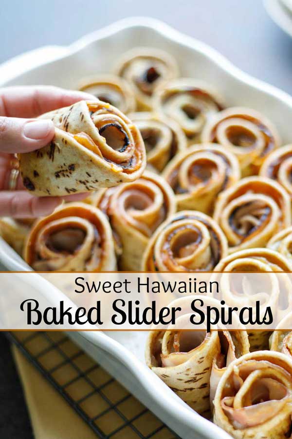 So easy, super adaptable, and much healthier, too! These Spiral Hawaiian Roll Sliders are a fun riff on the always-popular baked party sandwiches! We've got 3 different variations, so you can mix and match for party appetizers, make-ahead dinners, or even grab-and-go snacks and lunches all week! Wow guests with these party sandwiches or surprise your family with mini sandwiches for dinner! #appetizer #partyfood #sliders #party #sandwiches #dinner #makeahead #ad | www.TwoHealthyKitchens.com