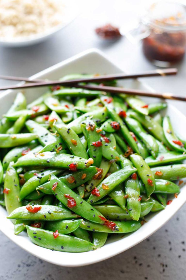 5-Minute Asian Sugar Snap Peas