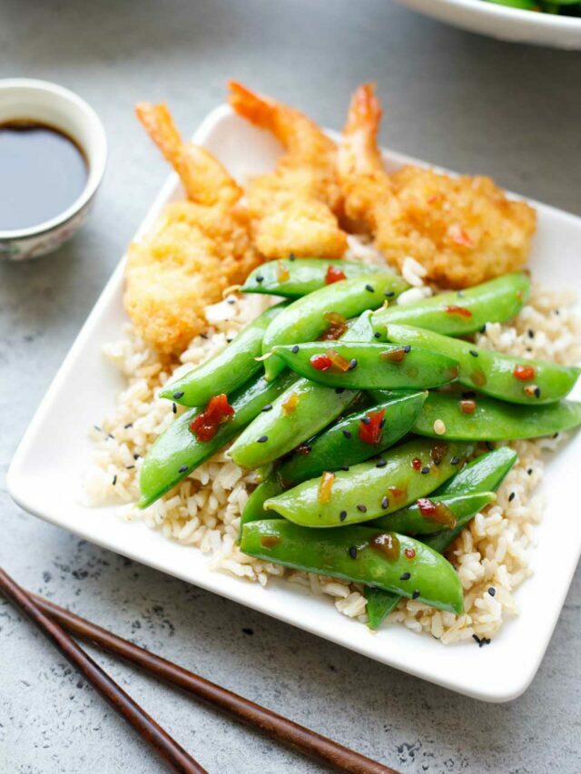 5-Minute Asian Sugar Snap Peas Story